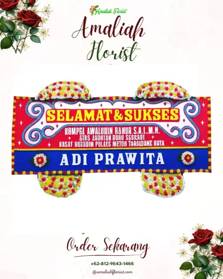 Papan Bunga Ucapan Selamat Subaya